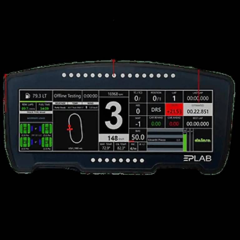 Tutti pezzi di ricambio auto: SimRacing Dashboard EPLab - D-PERFORMANTE 7,84"!!! – Usato da Genève venduto da mat_m7mt