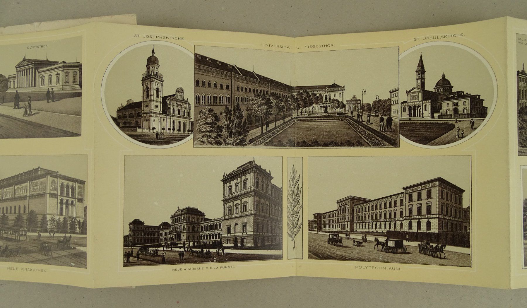 Libri: MÜNCHEN, LEPORELLO MIT PHOTOLITHOS UM 1900 – Usato da Grüningen venduto da Kartensammler 3