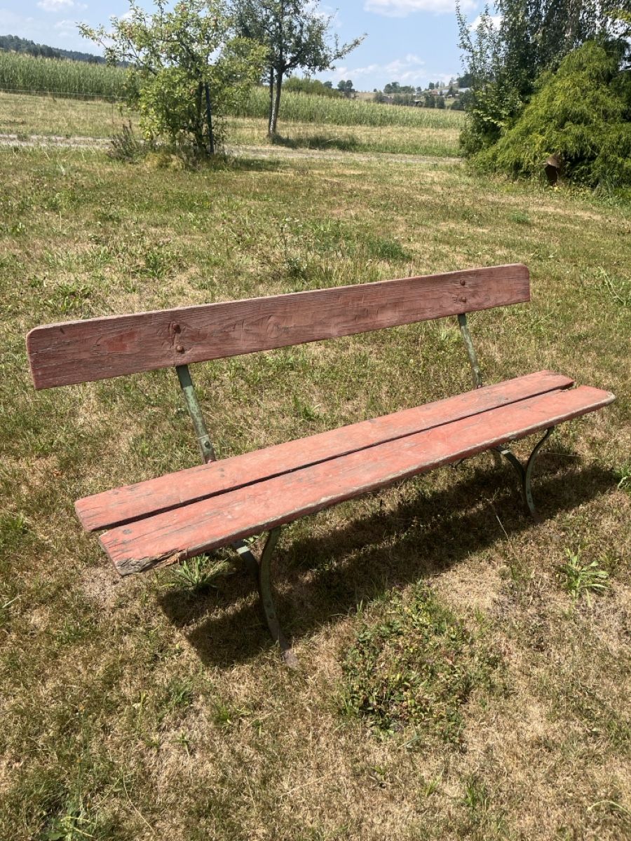 Panchine: Gartenbank Holz Metall alt gebraucht – Usato da ruswil venduto da EssTseHa