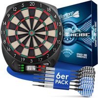 Elektronische Dartscheibe Dartboard 8 Spieler 65 Spiele LCD