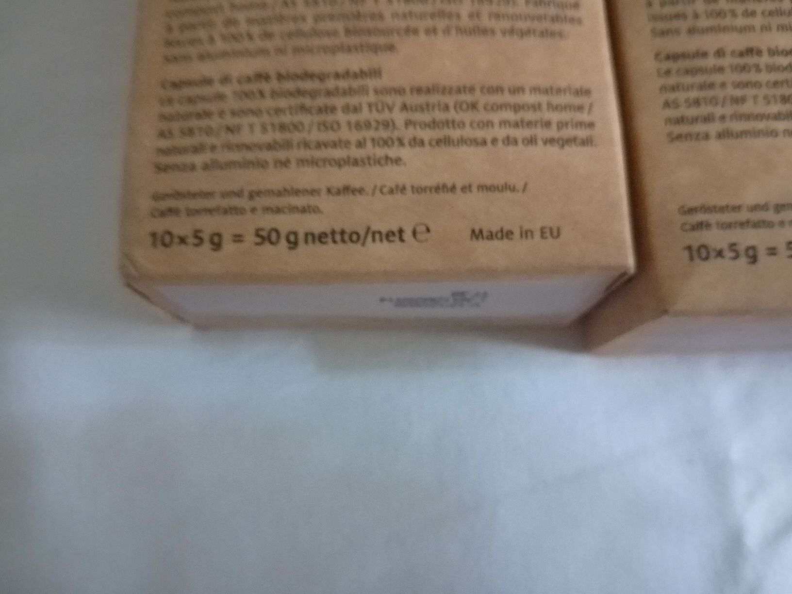 Lebensmittel & Spezialitäten: Kaffee-Kapseln neu, 10x5g, 14 Packungen – Neu und originalverpackt aus Zürich von sch_m6rw 8
