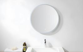 2 runde Wandspiegel mit LED Beleuchtung - NEU
