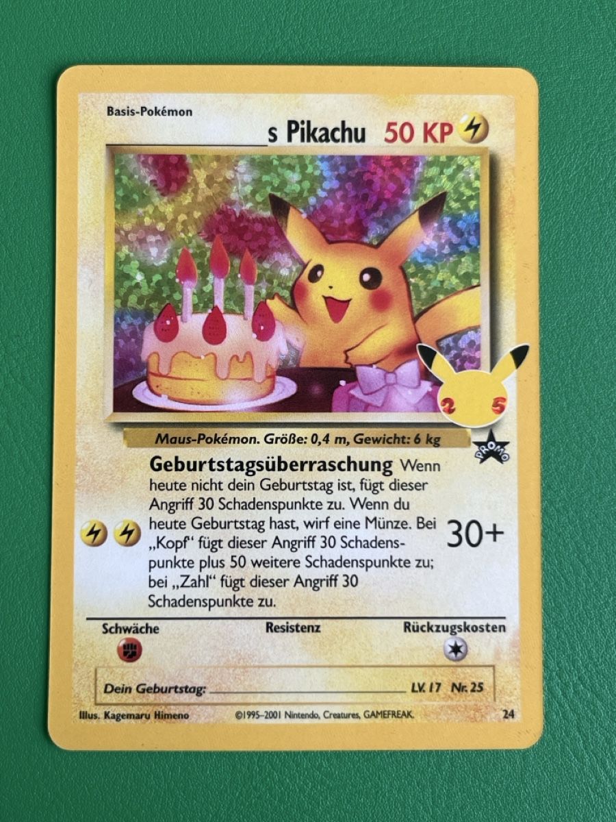 Pokémon Carte collezionabili: Pokemon Pikachu Celebrations  – Nuovo (secondo la descrizione) da Lommiswil venduto da diti_89 1