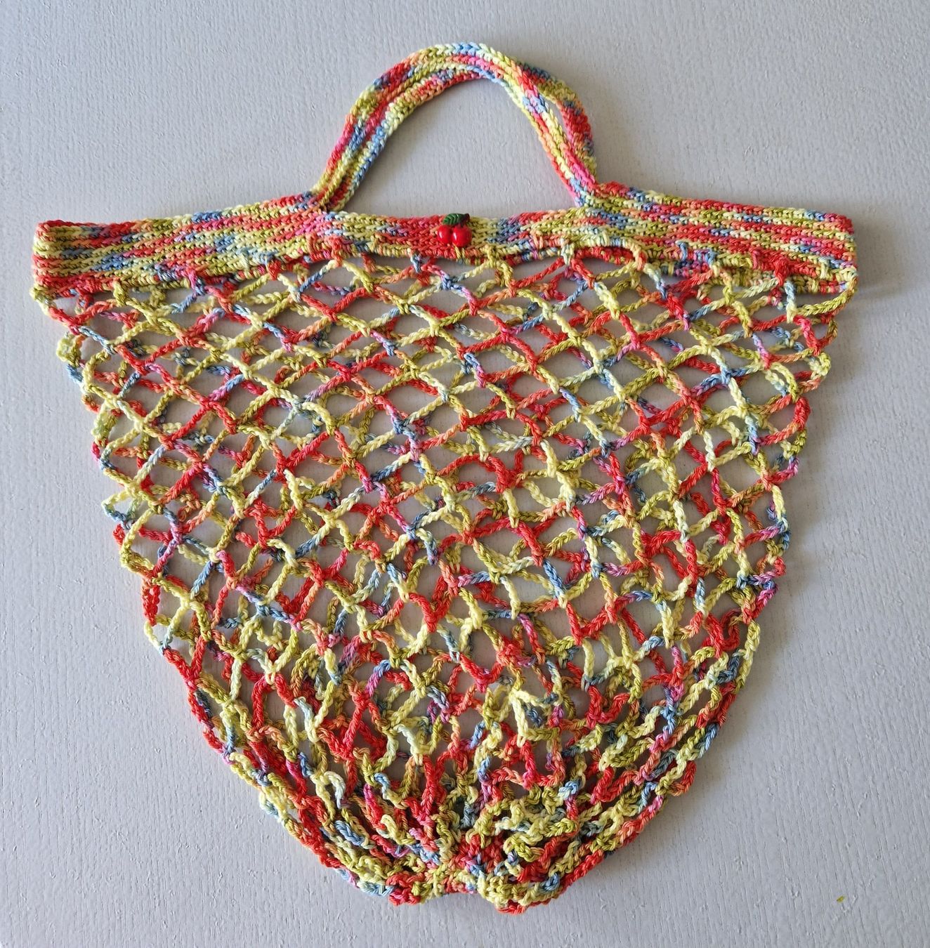 Borse da donna: Netztasche Bunt Handgemacht 33 cm – Nuovo e nell'imballaggio originale da Thalwil venduto da macrisa2017