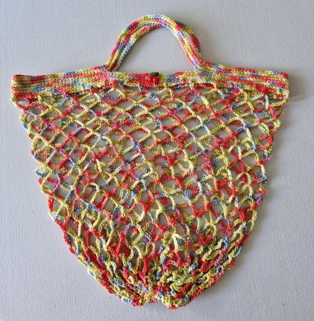 Netztasche Bunt Handgemacht 33 cm