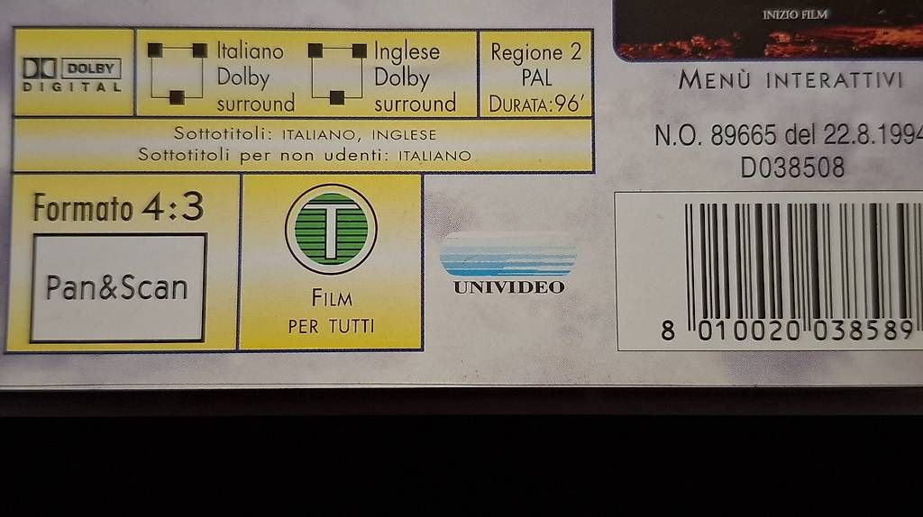 Tutti i DVDs: IL CORVO - The CROW – Usato da RENNAZ venduto da Tefkad 2