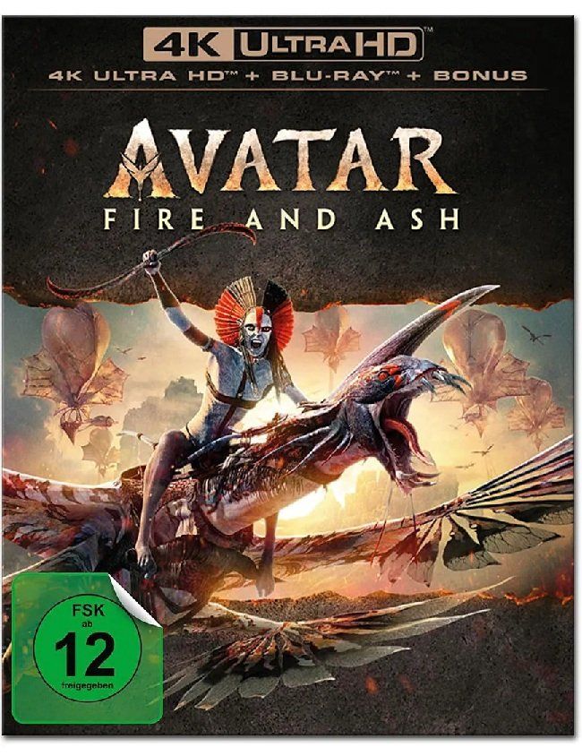 Tutti i DVDs: Avatar - Fire and Ash / 4K Ultra HD Blu-Ray – Nuovo (secondo la descrizione) da Freienwil venduto da Yankee