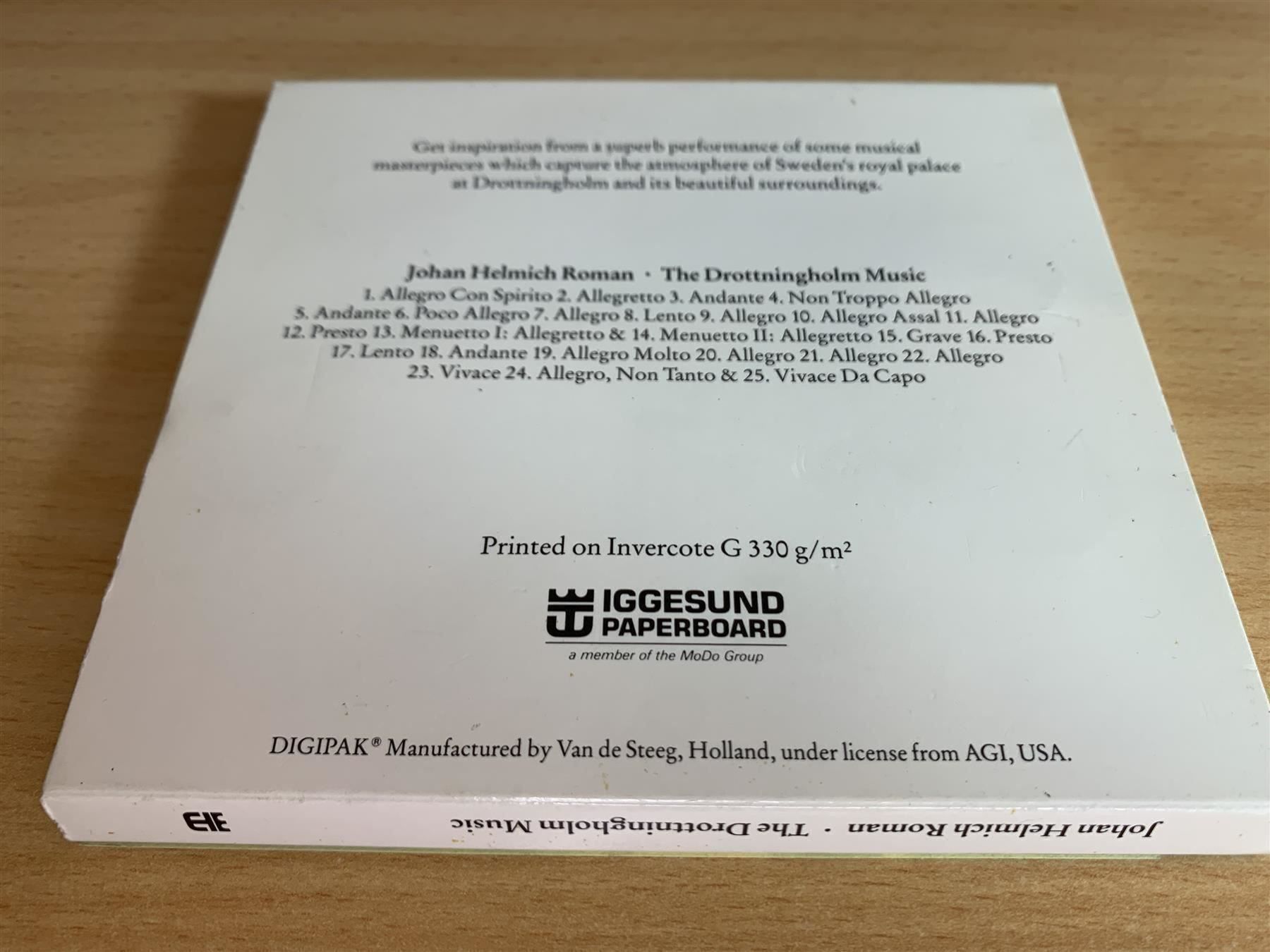 CD: Johan Helmich Roman - Drottningholm's Ch – Usato da Rikon im Tösstal venduto da Alpenmutz 1