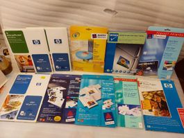 10x Carta fotografica e transfer vari - Nuovi o poco usati.