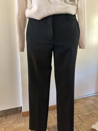 Elegante, schwarze Damen Hose, neuwertig .Grösse34für Herbst