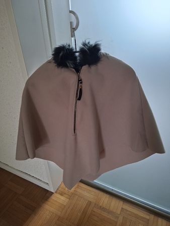 Neuw Poncho Cape Kardigan Gr XS  S M (one Size) beige dame