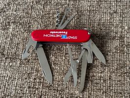 Grosses altes Sackmesser VICTORINOX „Feuerwehr" TOP RAR