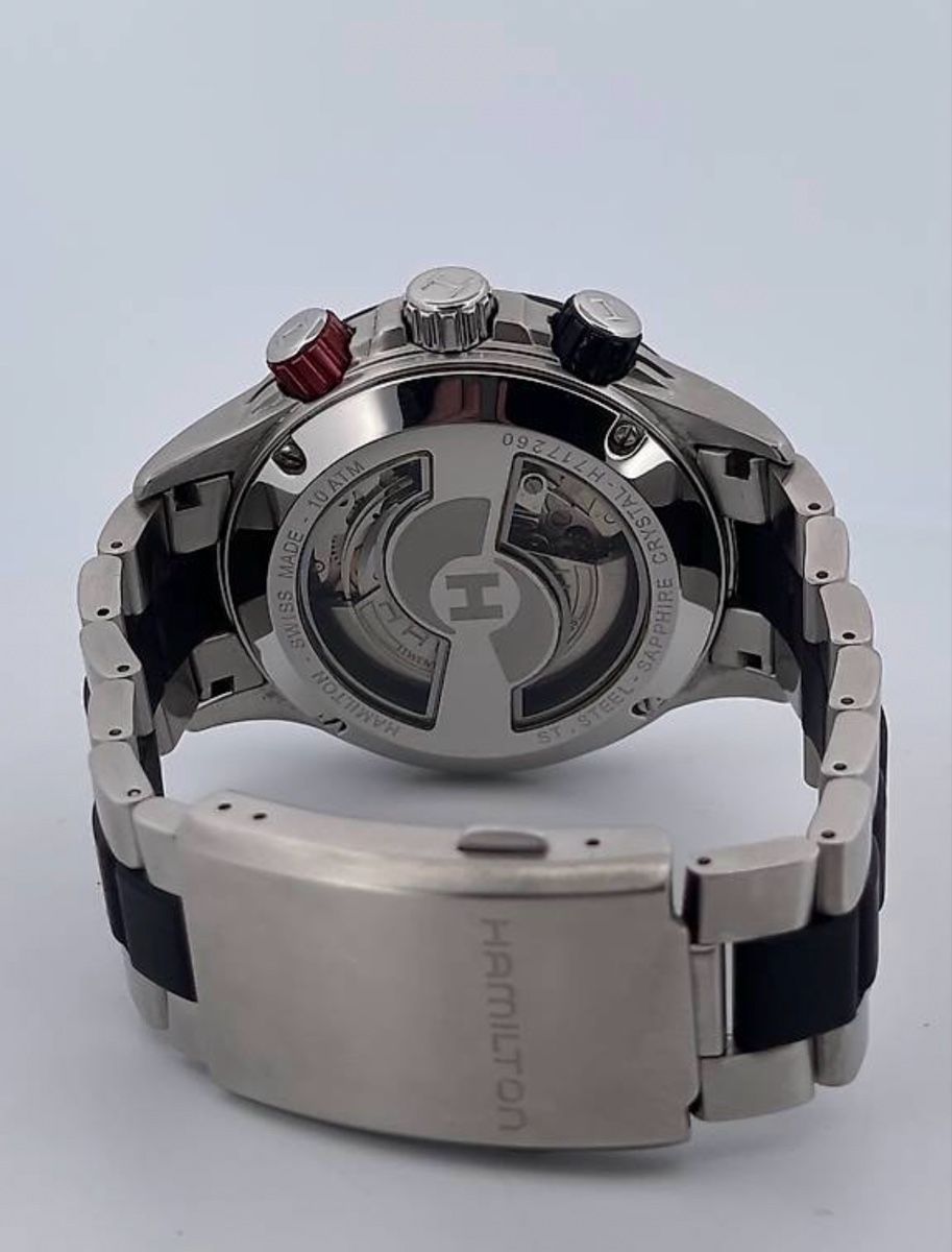 Hamilton Orologi: Hamilton Khaki Tachymeter Chronograph 2011 - H717260 – Usato da Wettingen venduto da eleganceshop 3