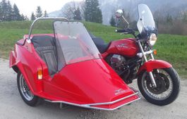 Moto Guzzi mit Seitenwagen