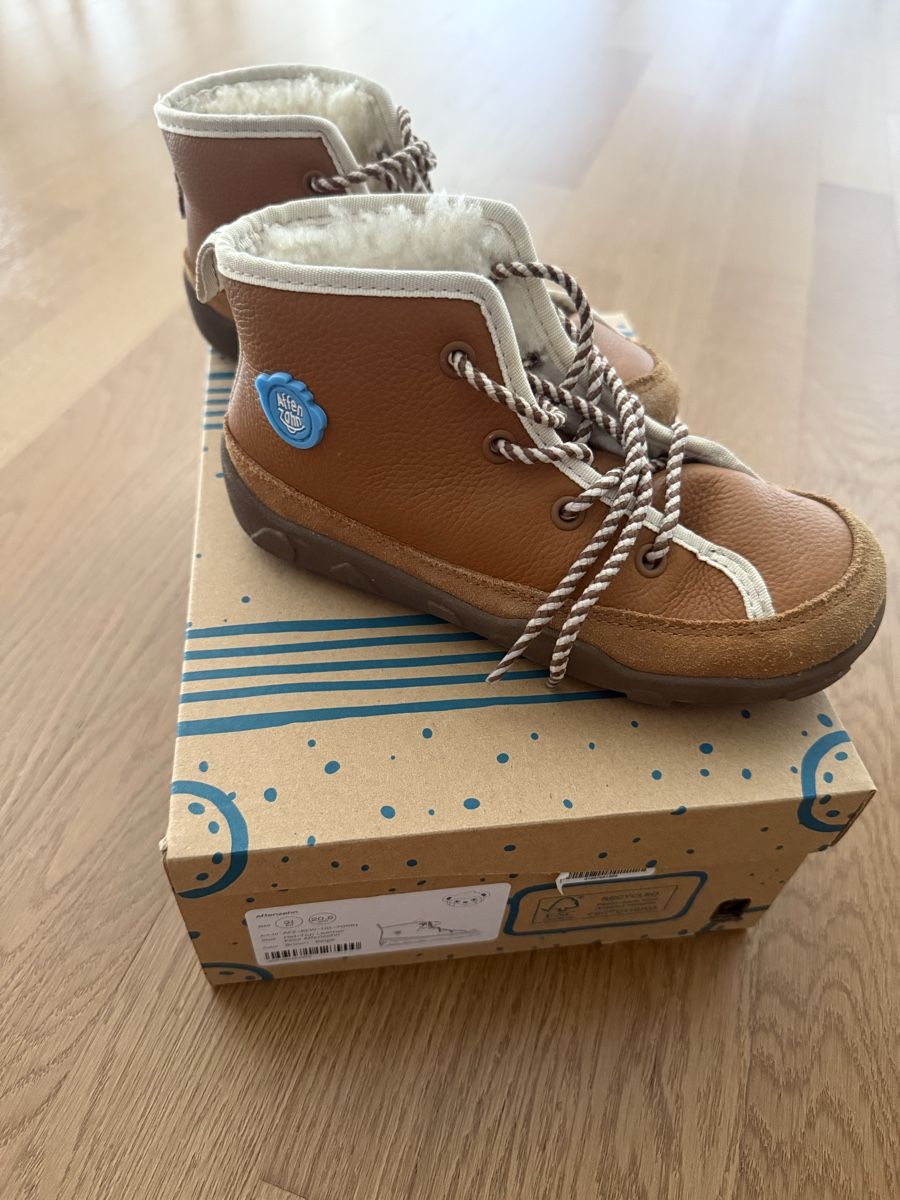 Affenzahn Scarpe per ragazzi: Affenzahn Winterschuhe Leder Easy – Usato da Cham venduto da JLo87