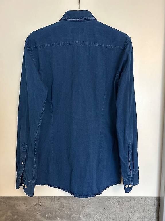 Camicie: Hemd Eton dunkelblau Denim Grösse 39 – Usato da Niederglatt ZH venduto da Julia_4 4