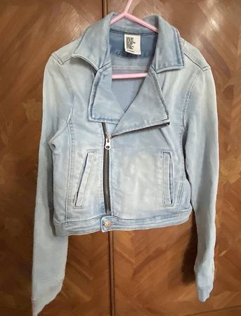 wie NEU! JEANS JACKE H&M hell blau 134 cm 8 - 9 J