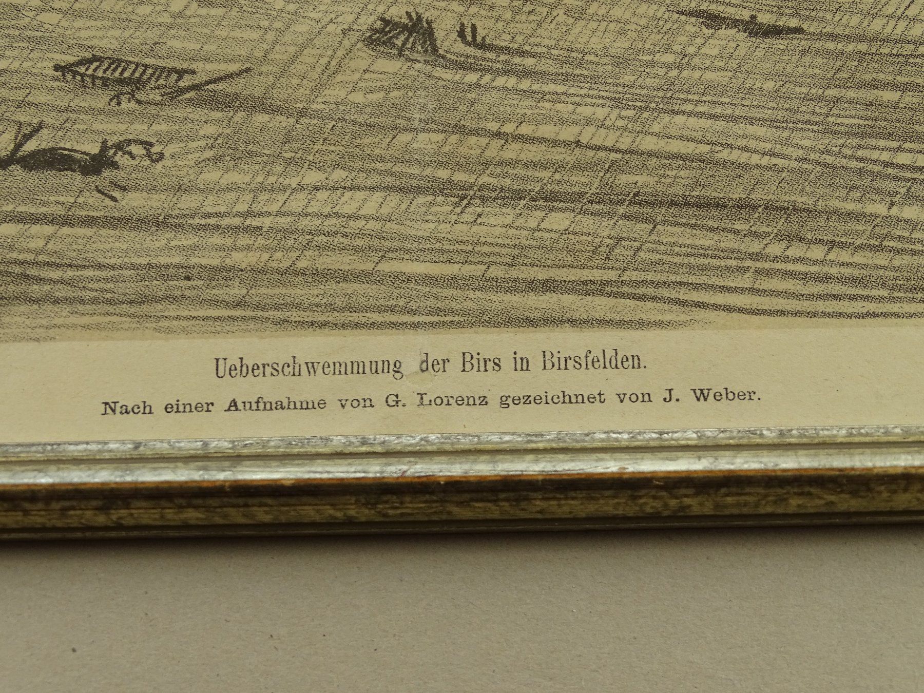 Stiche: BIRSFELDEN, BASEL-LANDSCHAFT, LITHOGRAPHIE 1881 – Gebraucht aus Grüningen von Kartensammler 4
