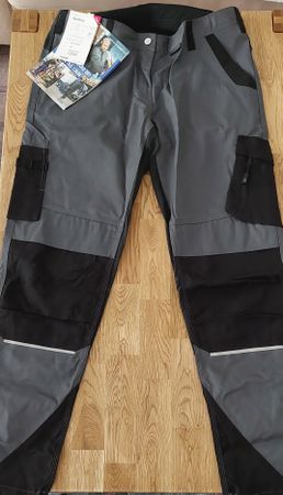 Neue Damen Arbeitshose Gr.44 von PLANAM schiefer/schwarz