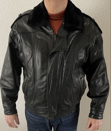Lederjacke Gr. 50 „(Winterjacke) Marke Torras“Spanien