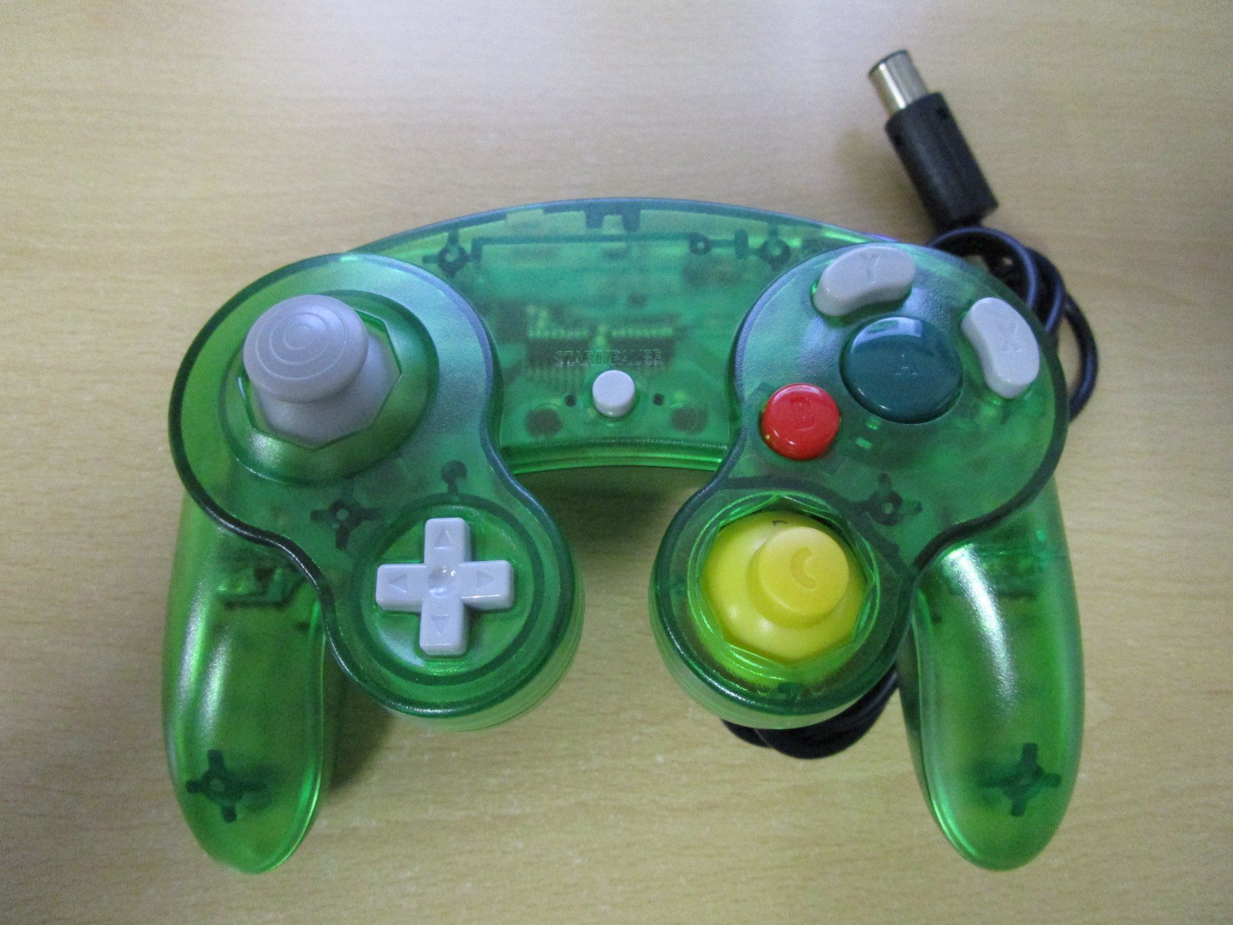 Controller: Game Cube Controller Joypad clear green transparent grün NEU – Nuovo (secondo la descrizione) da Goldau venduto da agestuffer 1