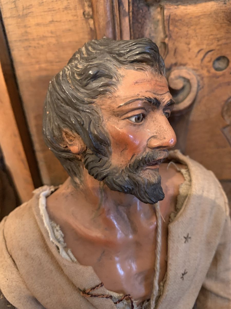 Sculture & Statue: Grosse ausdrucksstarke Neapolitanische Krippenfigur – Usato da Rothrist venduto da Oddymanliane 2