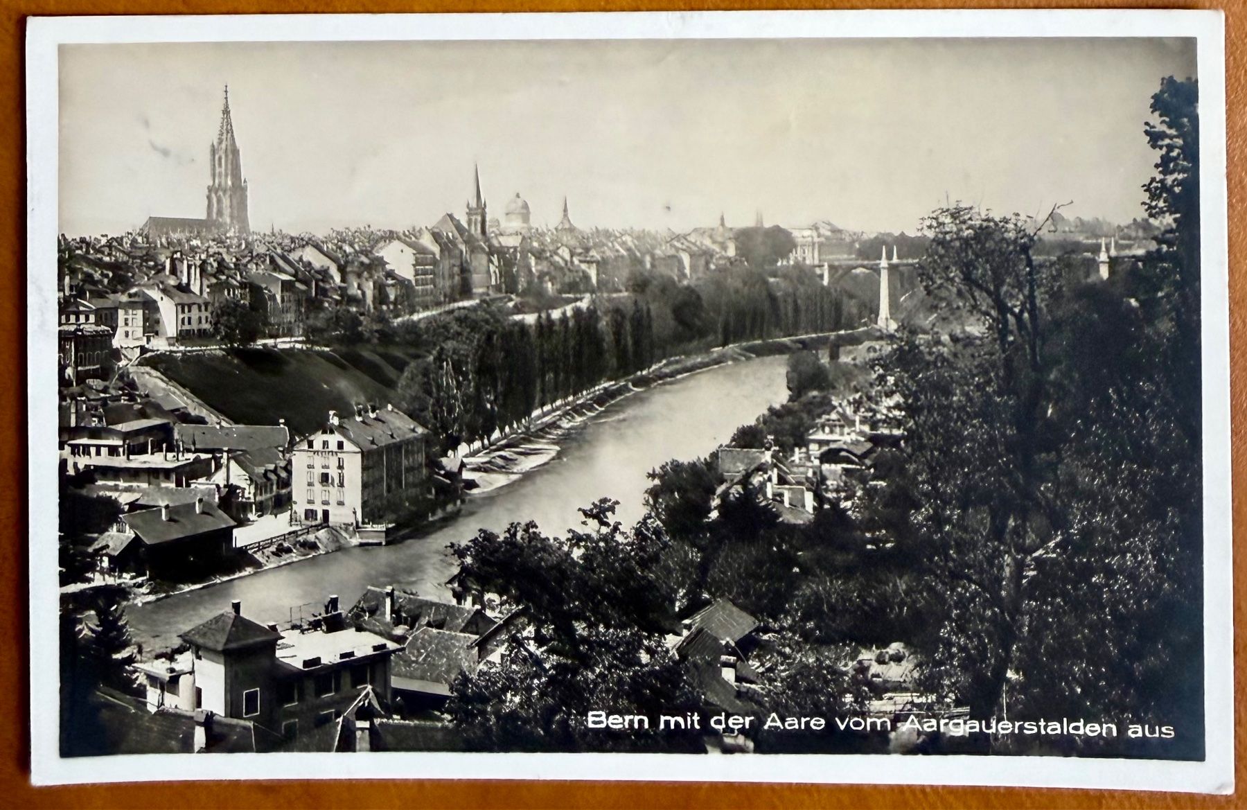 Cartoline postali: Bern - Aar vom aargauerstalden 1926 – Usato da Lutry venduto da Ediego