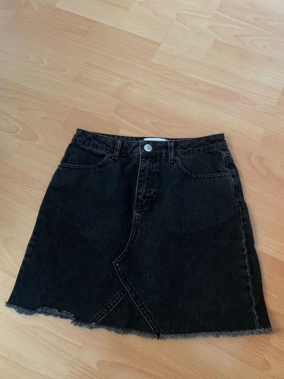H&M DENIM Jupe en jeans Dames T 38 bleu style décontracté