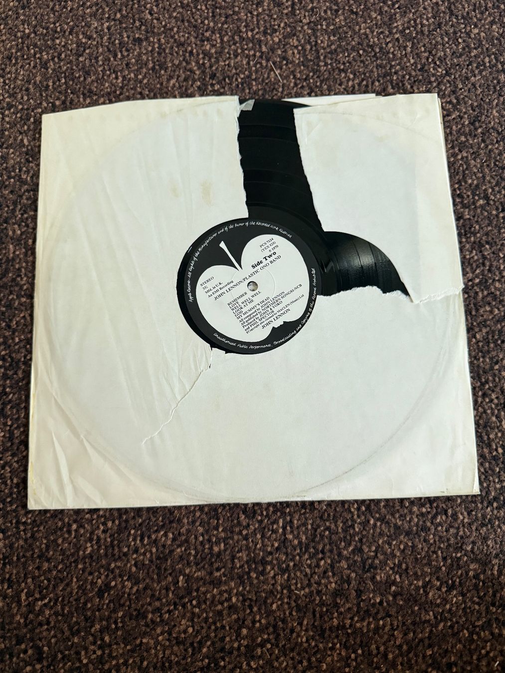 Dischi in vinile: Schallplatte / John Lenon / plastic onto band – Usato da Freidorf TG venduto da sarotiko