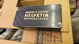 Scatola di latta macchina da cucire Helvetia