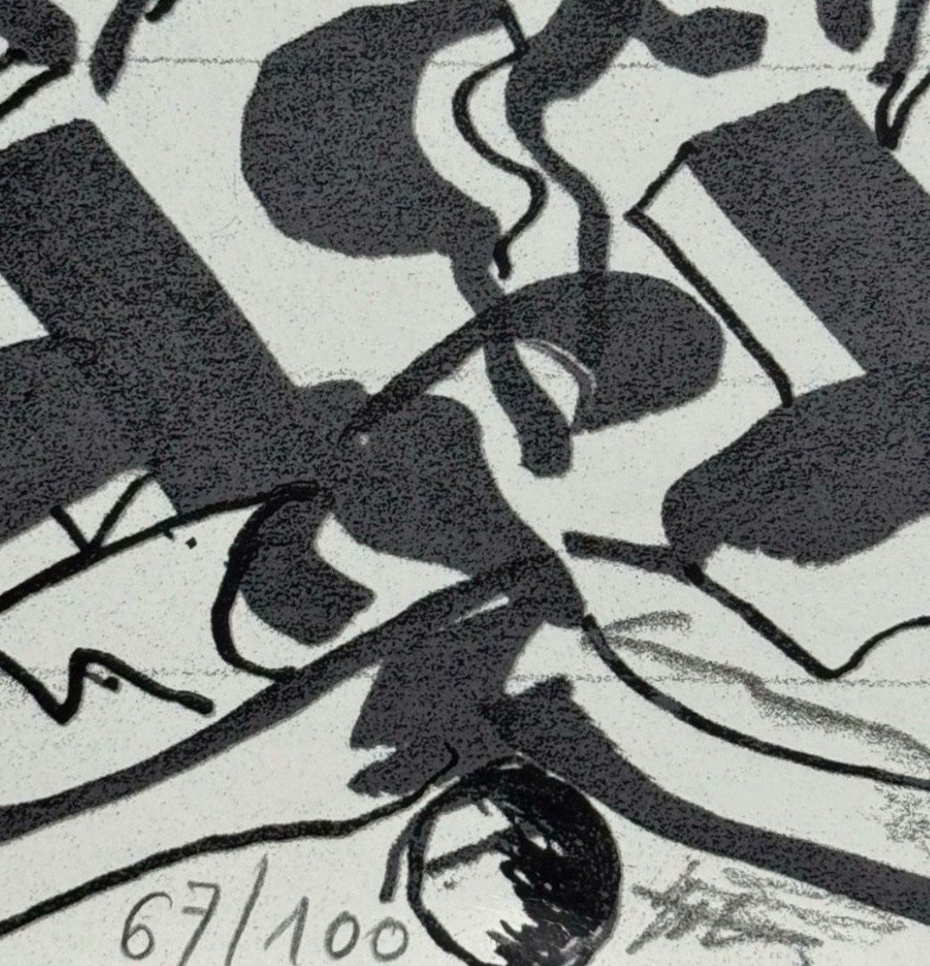 Arts picturaux & lithographies: Bernhard Luginbühl, handsigniert, nummeriert – D'occasion à Rain par Pic-Ass 3