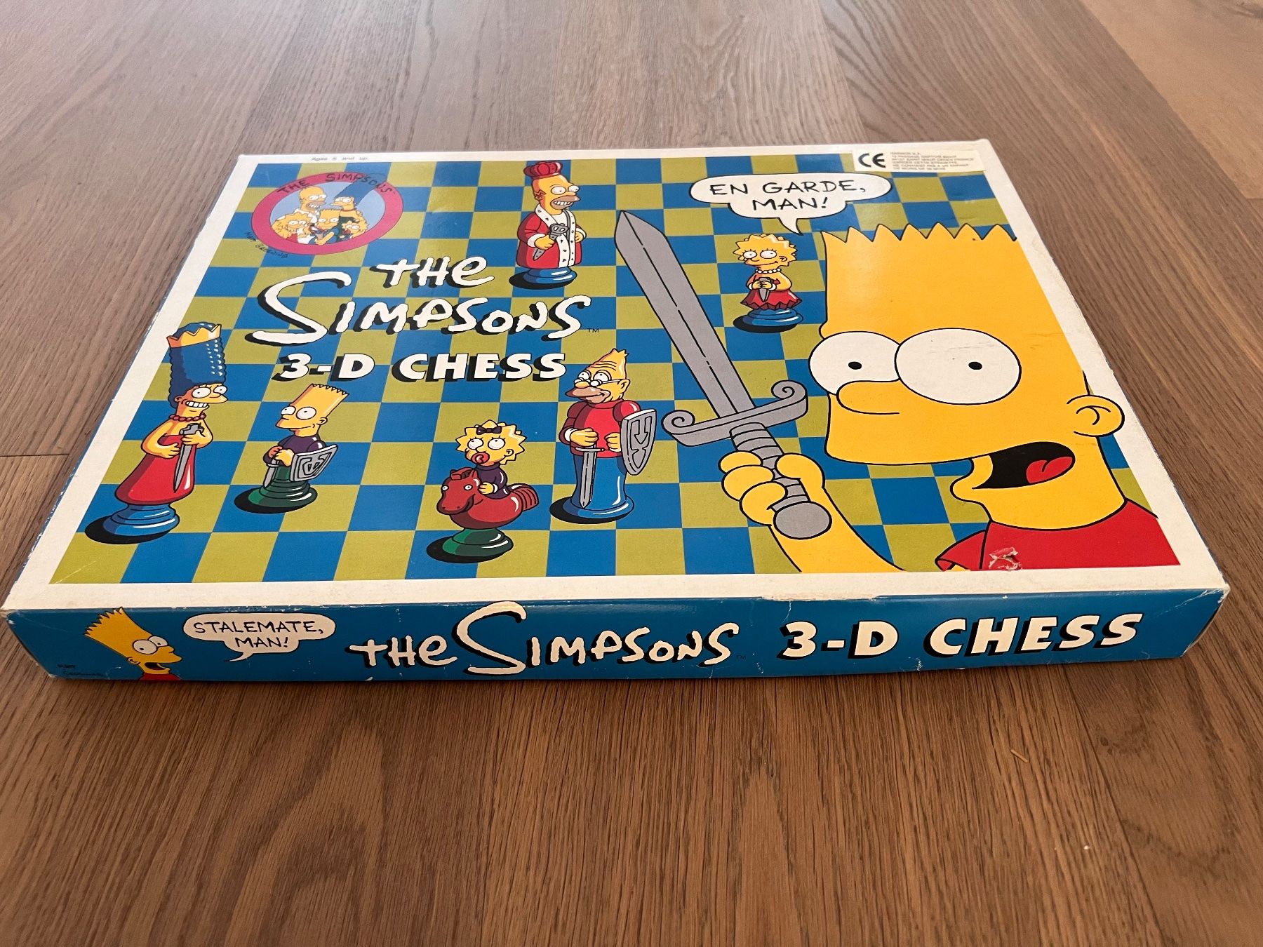 Vintage The Simpsons 3-D Chess Set - 1997 - Complete! Rare! (Neu ...