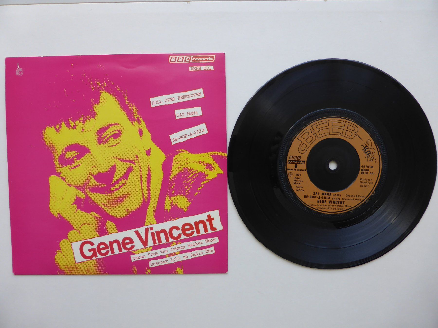 Dischi in vinile: VINYL SINGLE  EP  GENE VINCENT – Usato da Küssnacht am Rigi venduto da Mondkinder