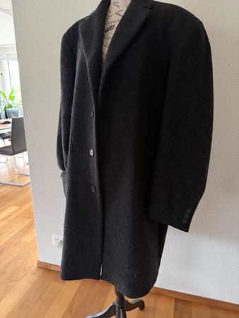 ★Buisness Mantel Gr52★Schurwolle★  anthrazit Taschen