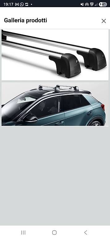 Barres de toit: Barre tetto Tiguan – D'occasion à Genestrerio par Littlelito86