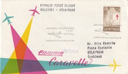 Erstflug Finnair Caravelle Helsinki - Köln 1960