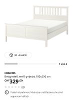 Hemnes Bett Ikea 180x200
