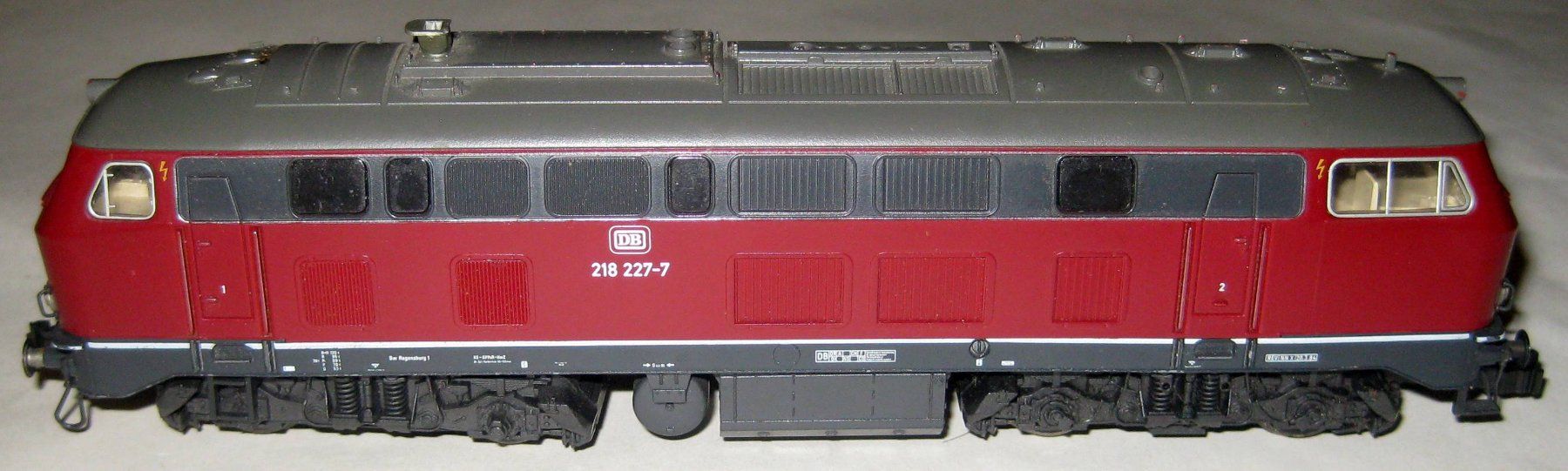 Fleischmann Modellini di ferrovie: Fleischmann 4938 BR 218 227-7, DB, DC, Epoche IV – Nuovo (secondo la descrizione) da Yverdon les Bains venduto da f751m 2