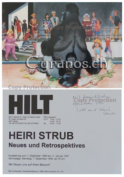 Heiri Strub (1916-2014) Illustrator - Autogramm (Gebraucht) in Dietikon ...