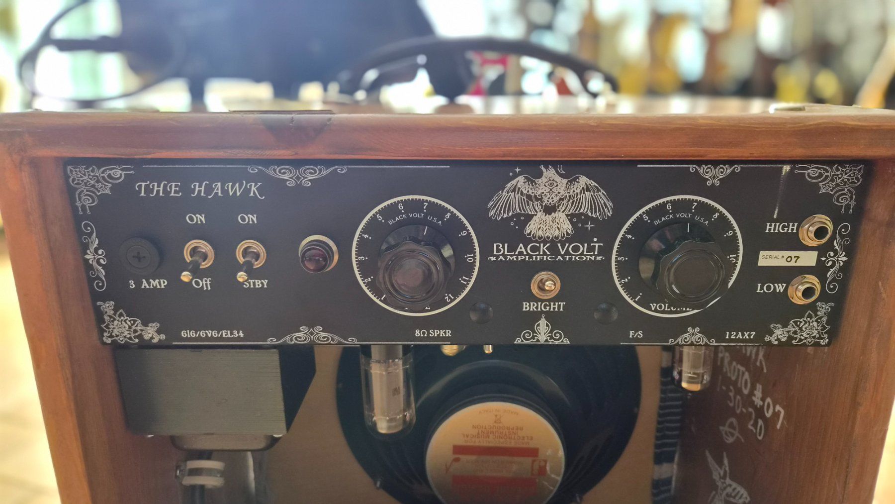 Strumenti musicali: Black Volt The Hawk – Usato da pieterlen venduto da AntonelloGuitars 4