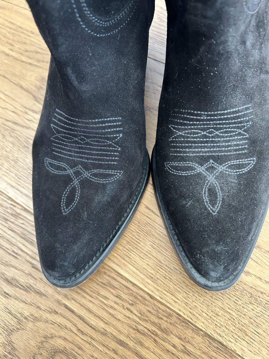 Ralph Lauren Damenschuhe: Bottines Polo Ralph Lauren daim  38 – Gebraucht aus Lully VD von Garance040