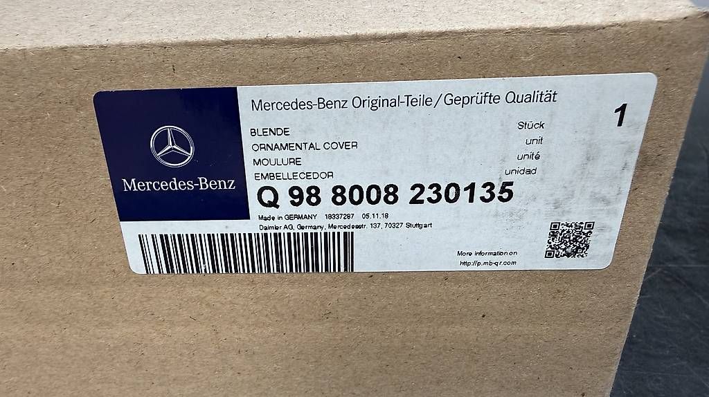 Mercedes-Benz Altri accessori per camping: Abdeckung Sitzbank Marco Polo – Nuovo e nell'imballaggio originale da Abtwil SG venduto da marcel9121 3