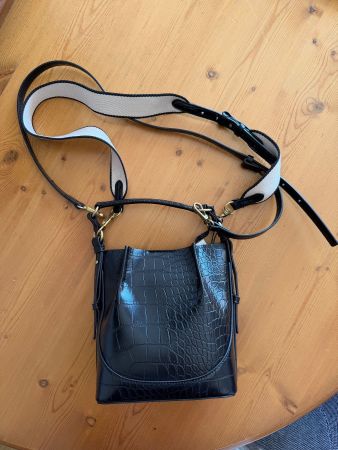 Zara Handtasche Kroko-Optik Neu mit Etikett