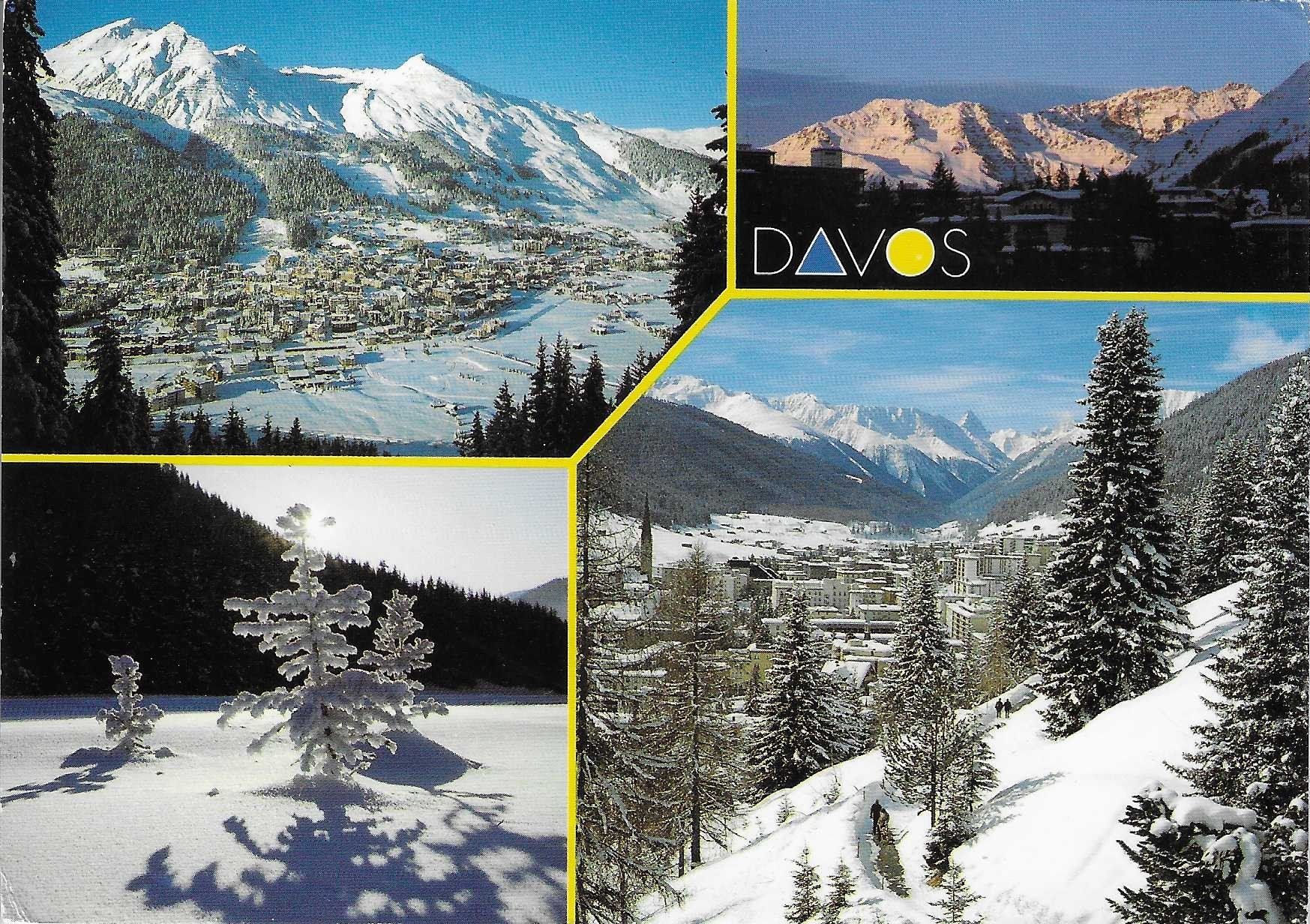 Cartoline postali: Davos GR – Usato da Rothrist venduto da Stranglehold