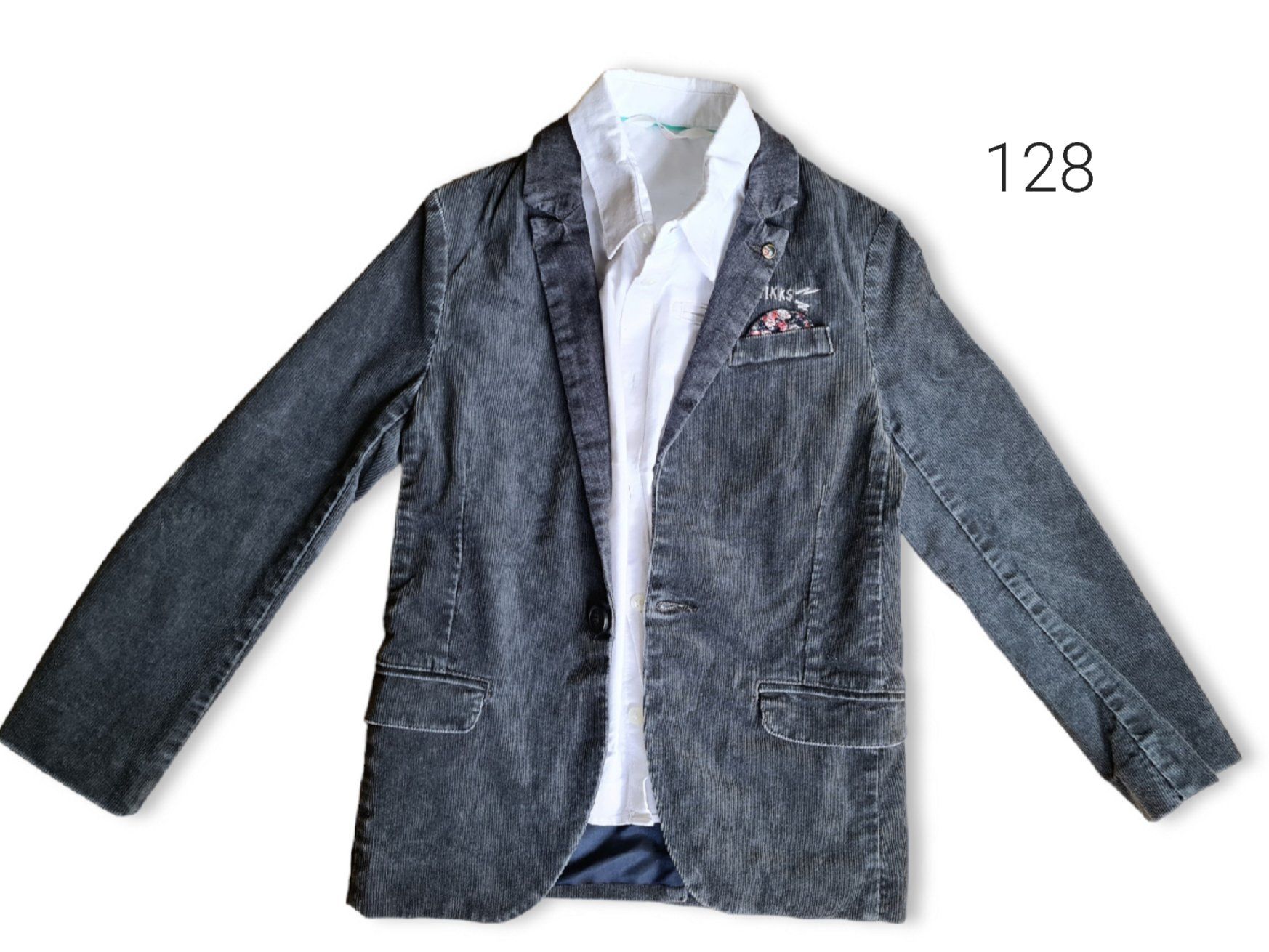 Giacche & Cappotti: Blazer Cord IKKS festlich Gr 128 – Usato da Meggen venduto da everydaysale