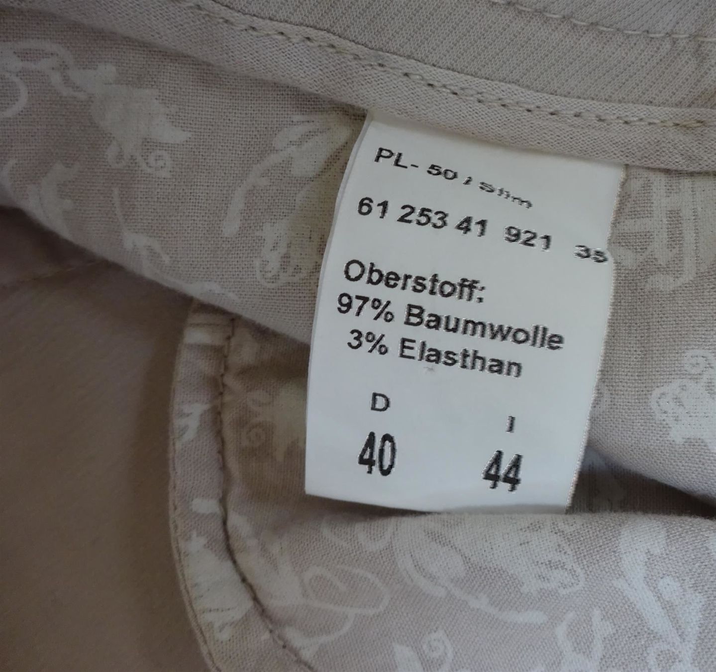 Airfield Jeans: Airfield - Stretch Jeans - beige - Grösse 40 – Usato da Zofingen venduto da Justizia_01 3