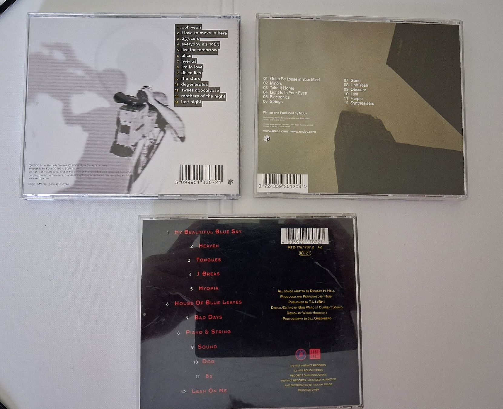 CDs: Moby - 5 CD's - Digipak - Electro – D'occasion à Wilderswil par Silverybrown 3