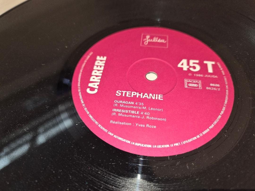 Schallplatten: LP Stephanie 'Ouragan' Maxi 45 Tours – Gebraucht aus Dielsdorf von Haesi0 2