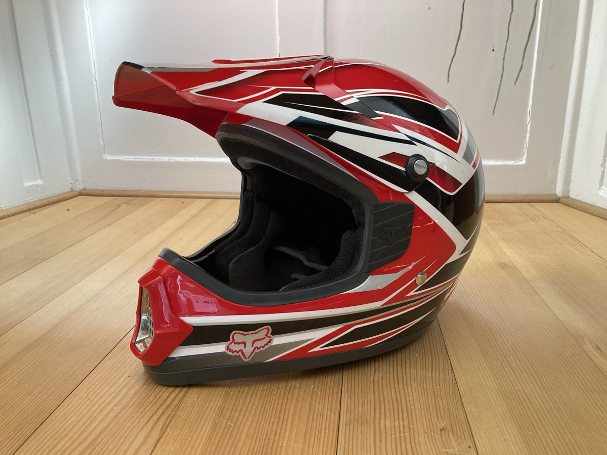 Fox Caschi & visiere: Fox Motocrosshelm – Usato da Erlinsbach venduto da deniek 1