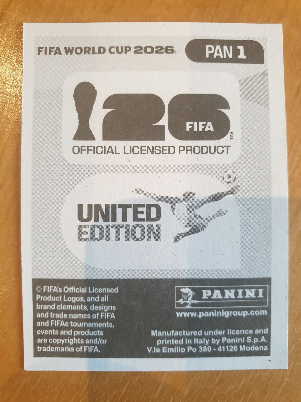 Panini Cartes à collectionner: Panini WM 2026 Panama 1 – Neuf (Voir description) à Einsiedeln par MGXX 1